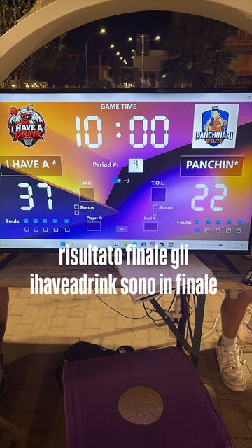 Tabellone: I Have a Drink in finale